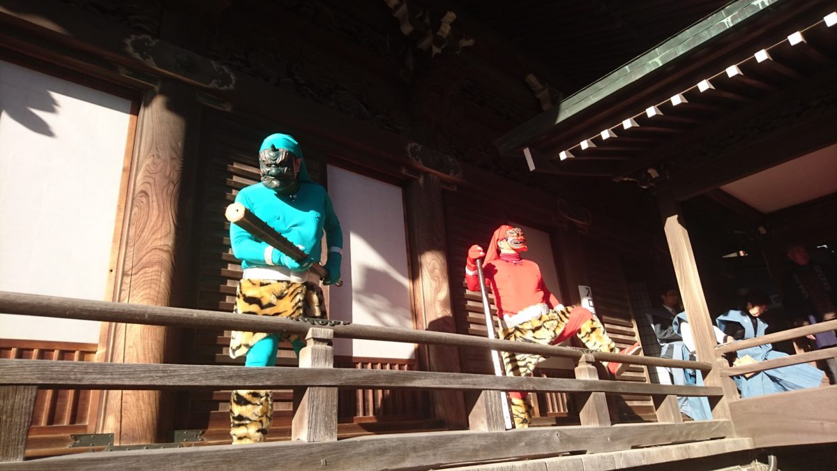 柴又帝釈天の節分会はヒーローショーだった？！