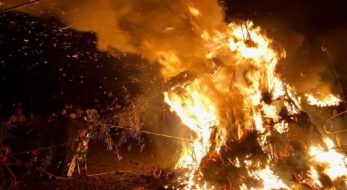 【2019年情報追記】国指定の400年続く火祭、大磯の左義長のスケールがでかい！