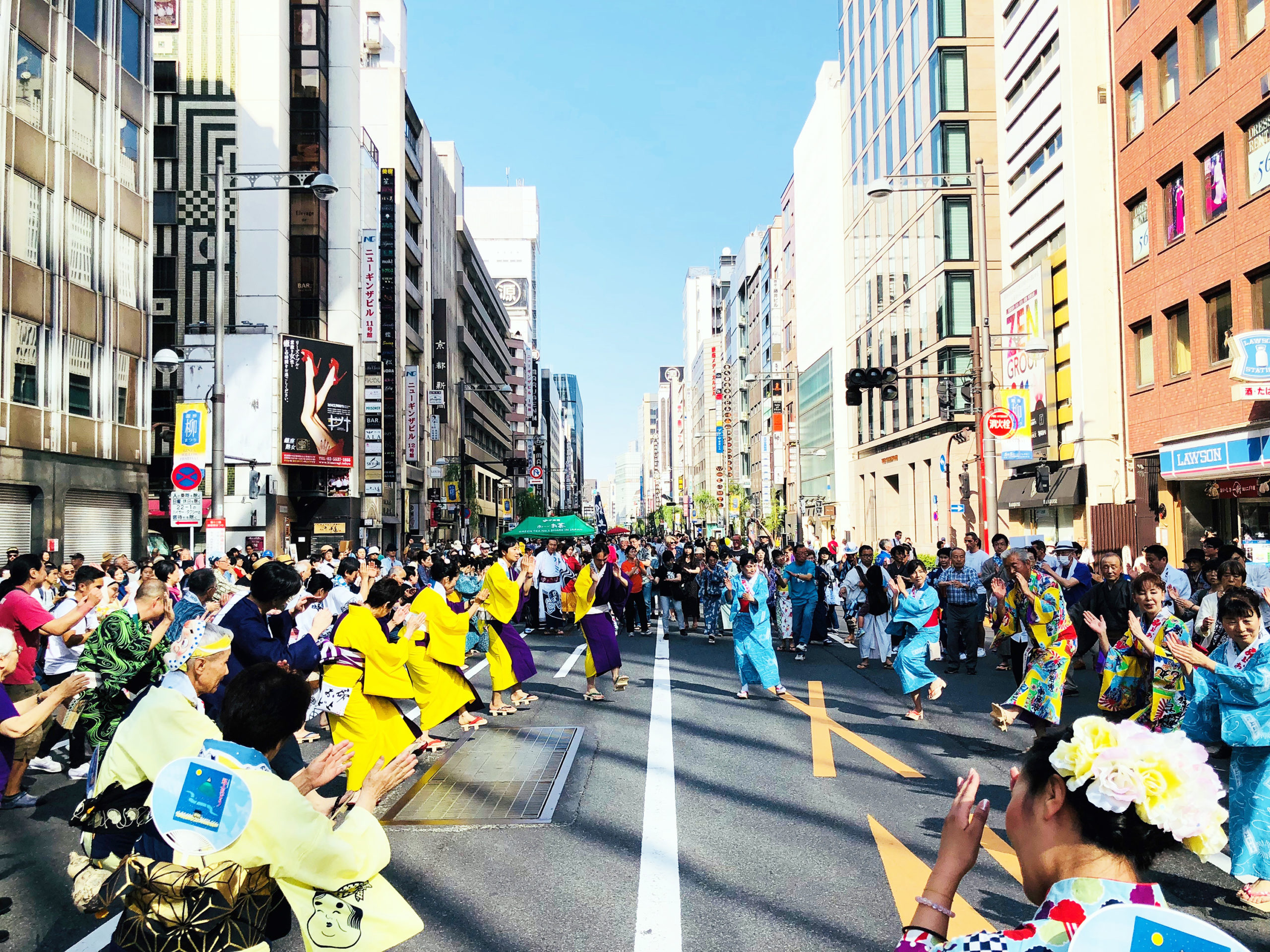 銀座に踊り助平が集結！ 郡上おどりの熱気とともに、踊りシーズンが開幕