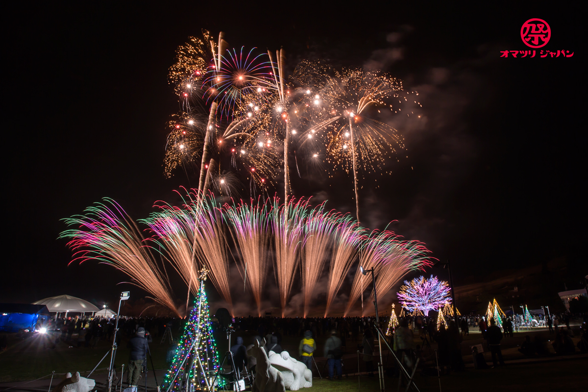 花火とイルミネーションのコラボ。長岡花火ウィンターファンタジーを徹底レポート！