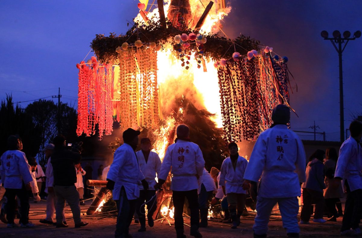 二窓の神明祭＠広島県竹原市をレポート・・あなたは炎を見つめて何想う