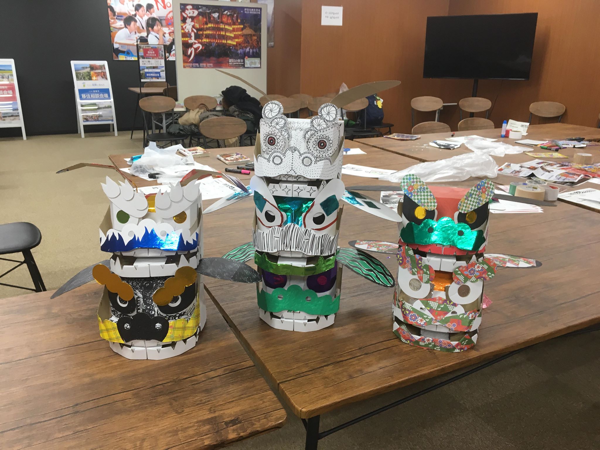 自分だけの獅子舞を作ろう！オマツリジャパンの獅子舞ワークショップが大好評！