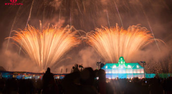只見ふるさとの雪まつりをレポート！雪を見るたび 来たくなる。幻想的な大雪像と花火のコラボレーション！