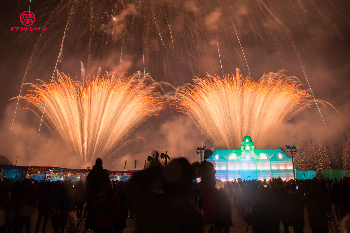 只見ふるさとの雪まつりをレポート！雪を見るたび 来たくなる。幻想的な大雪像と花火のコラボレーション！