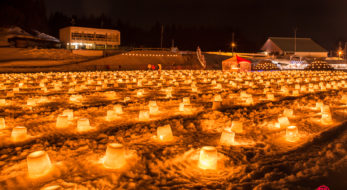 冬にホタル！？幻想的な光で魅了する「えちごかわぐち雪洞火ぼたる祭」