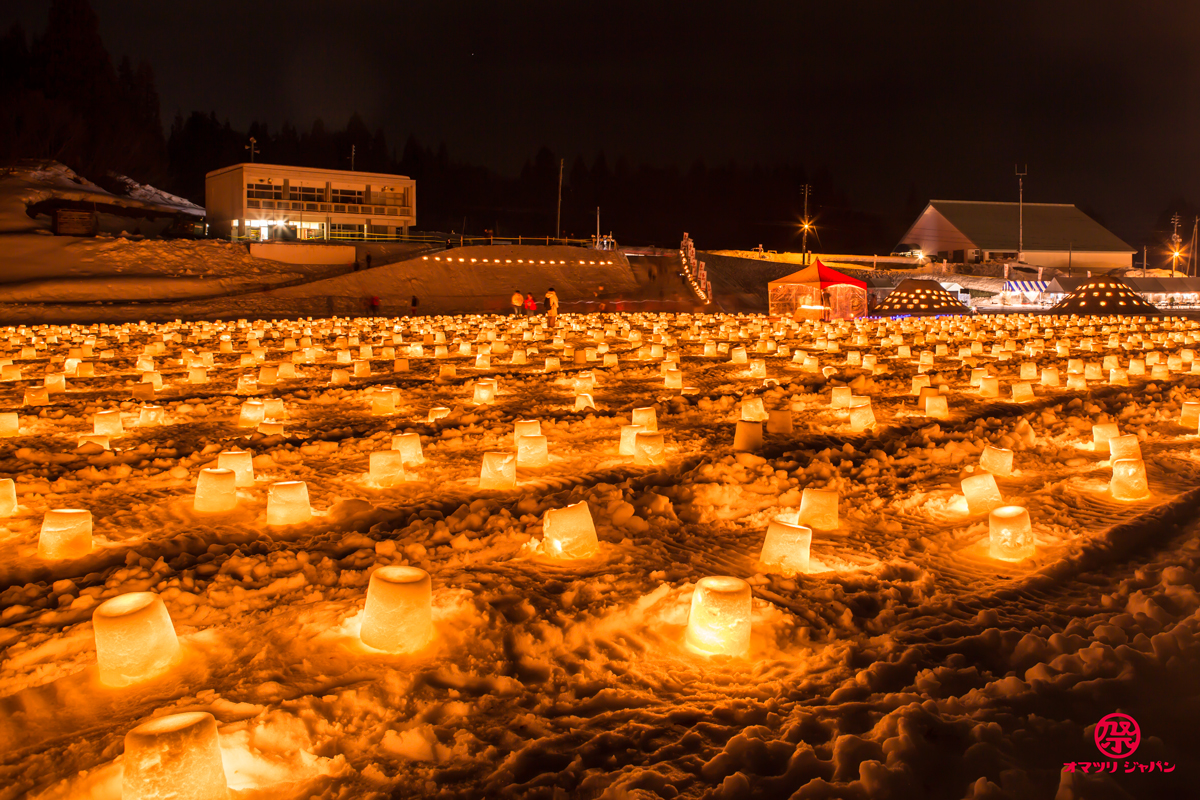 冬にホタル！？幻想的な光で魅了する「えちごかわぐち雪洞火ぼたる祭」
