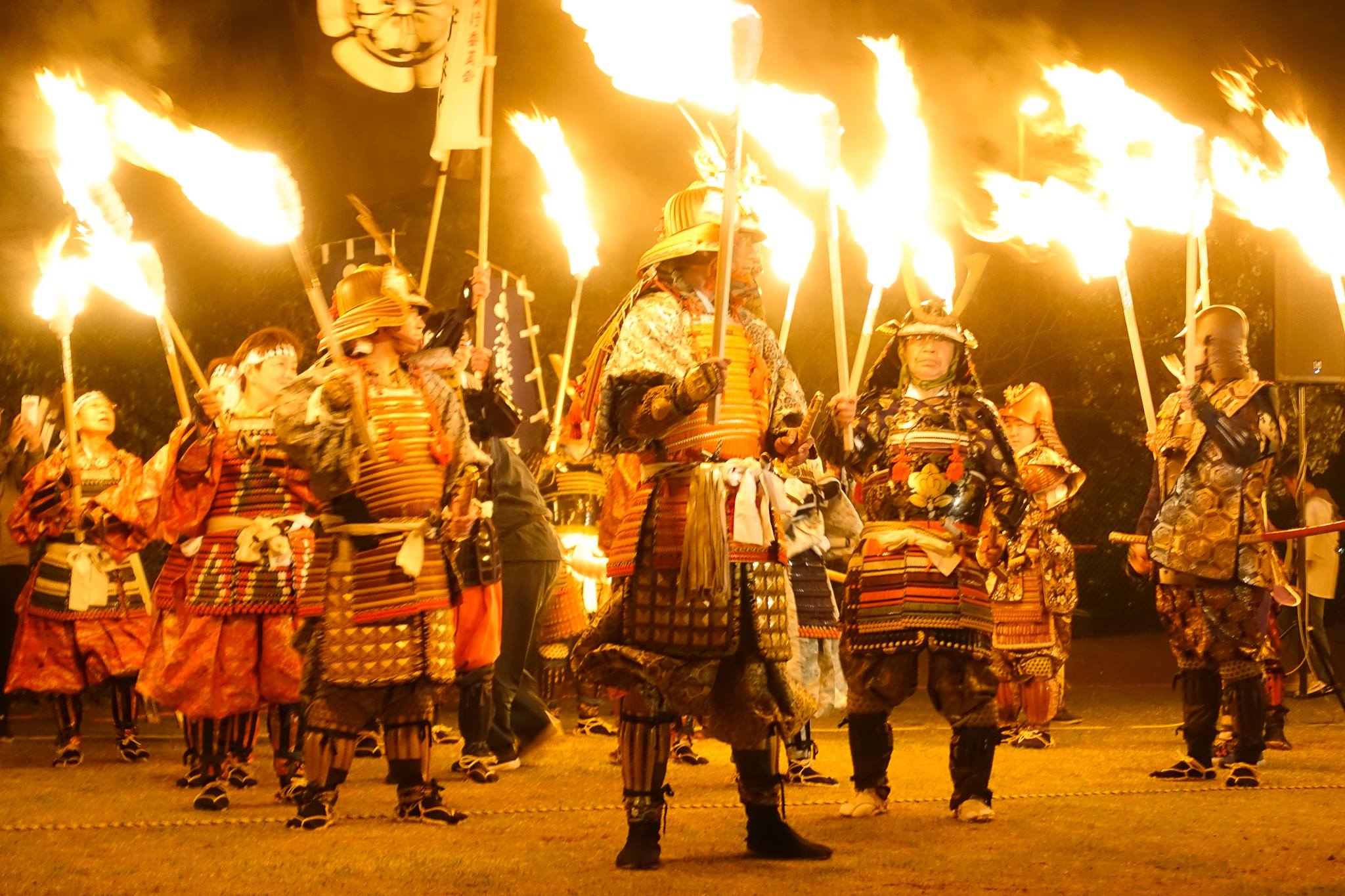 圧巻の武者行列！松明×桜が映える！「観櫻火宴」のSNSをまとめてご紹介