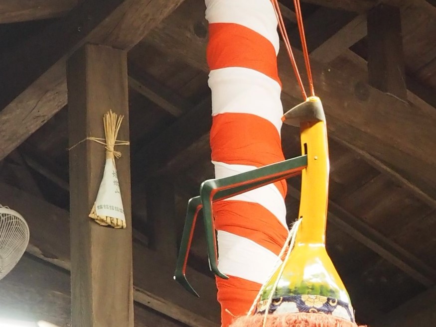 京の都と遠州森町と小田原の縁を繋いだカマキリ！山名神社「祇園大祭天王祭舞楽」2023年の開催情報も！