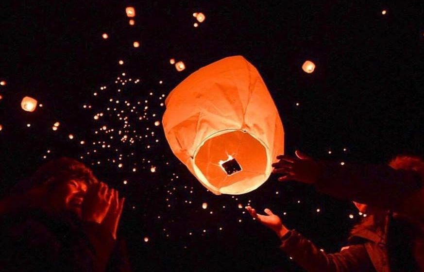 【台風のため中止】2019年 笠間天燈節 本物の炎が空に舞う スカイランタンイベント【茨城県・笠間市】