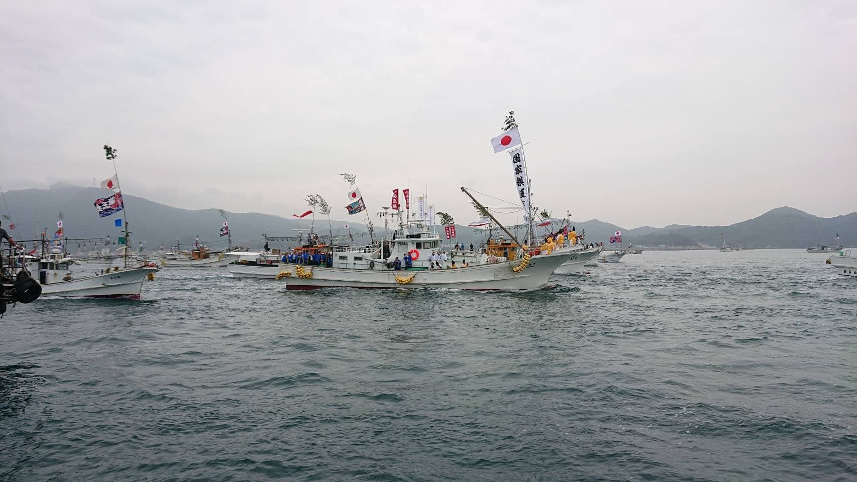 世界遺産宗像大社みあれ祭－船団パレードを間近で見たい！遊覧船に乗ってみた！