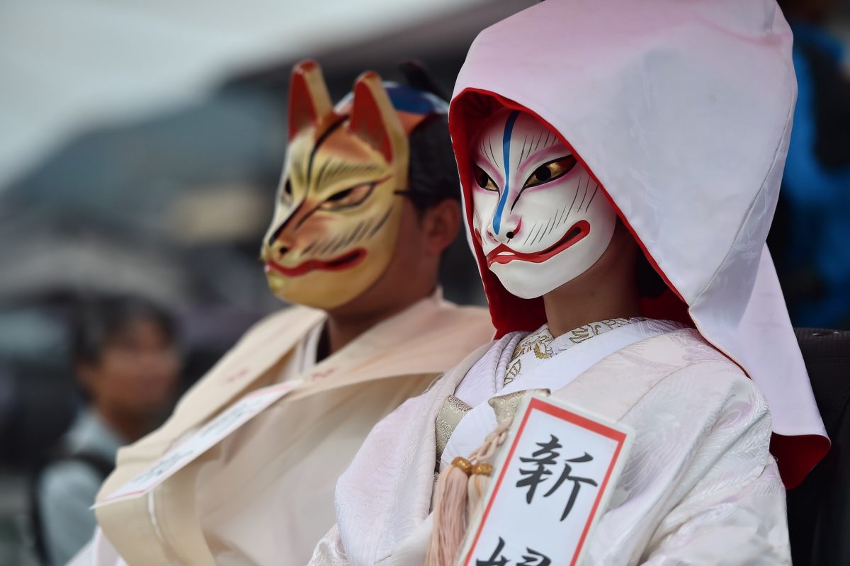 山口県のきつね行列が可愛い！2023年花岡福徳稲荷「稲穂祭」で「きつねの嫁入り」行列を見よう！