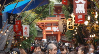 大宮氷川神社酉の市（大湯祭）充実の屋台グルメと熊手！＜開催速報＞