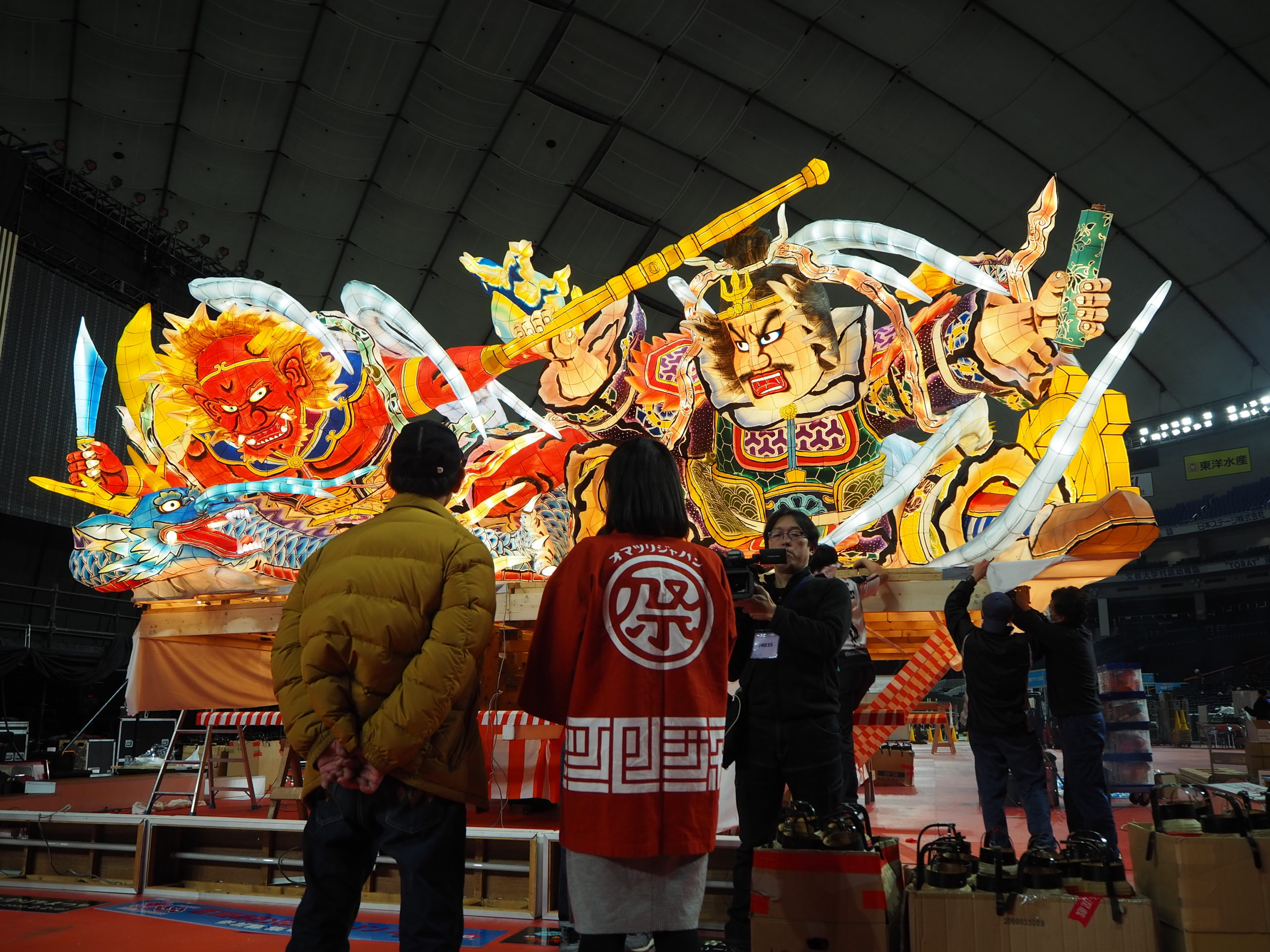 ふるさと祭り東京2020！ねぶたの組み立て現場に潜入！