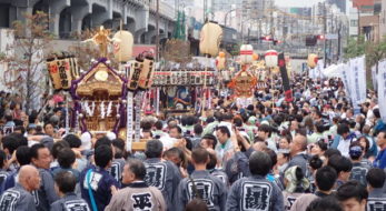 東京2020公認プログラム「神輿連合渡御」の様子を撮影した 『― 舞い上がれ令和 ― 神輿連合渡御写真展』　 2月1日(土)～2月11日(火・祝)に開催
