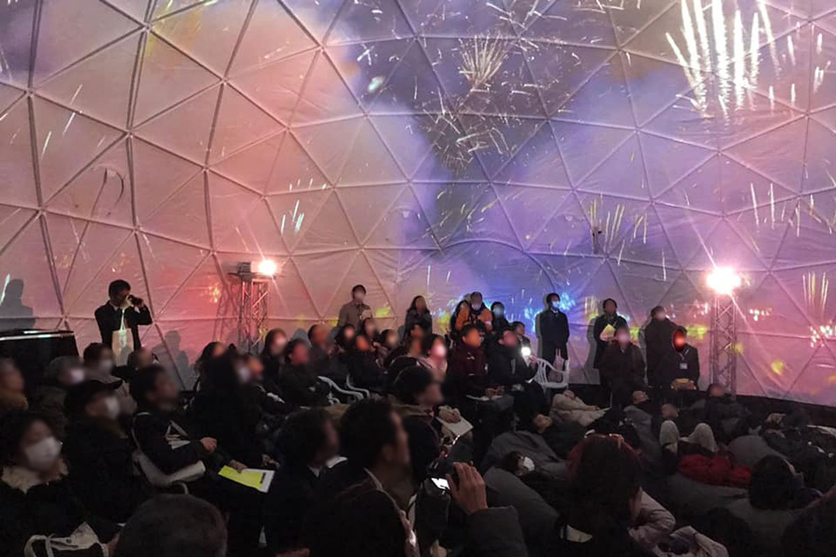 ハナビリウムとは？恵比寿映像祭で上映される花火師しか味わえない全方位360度のスペクタクル！