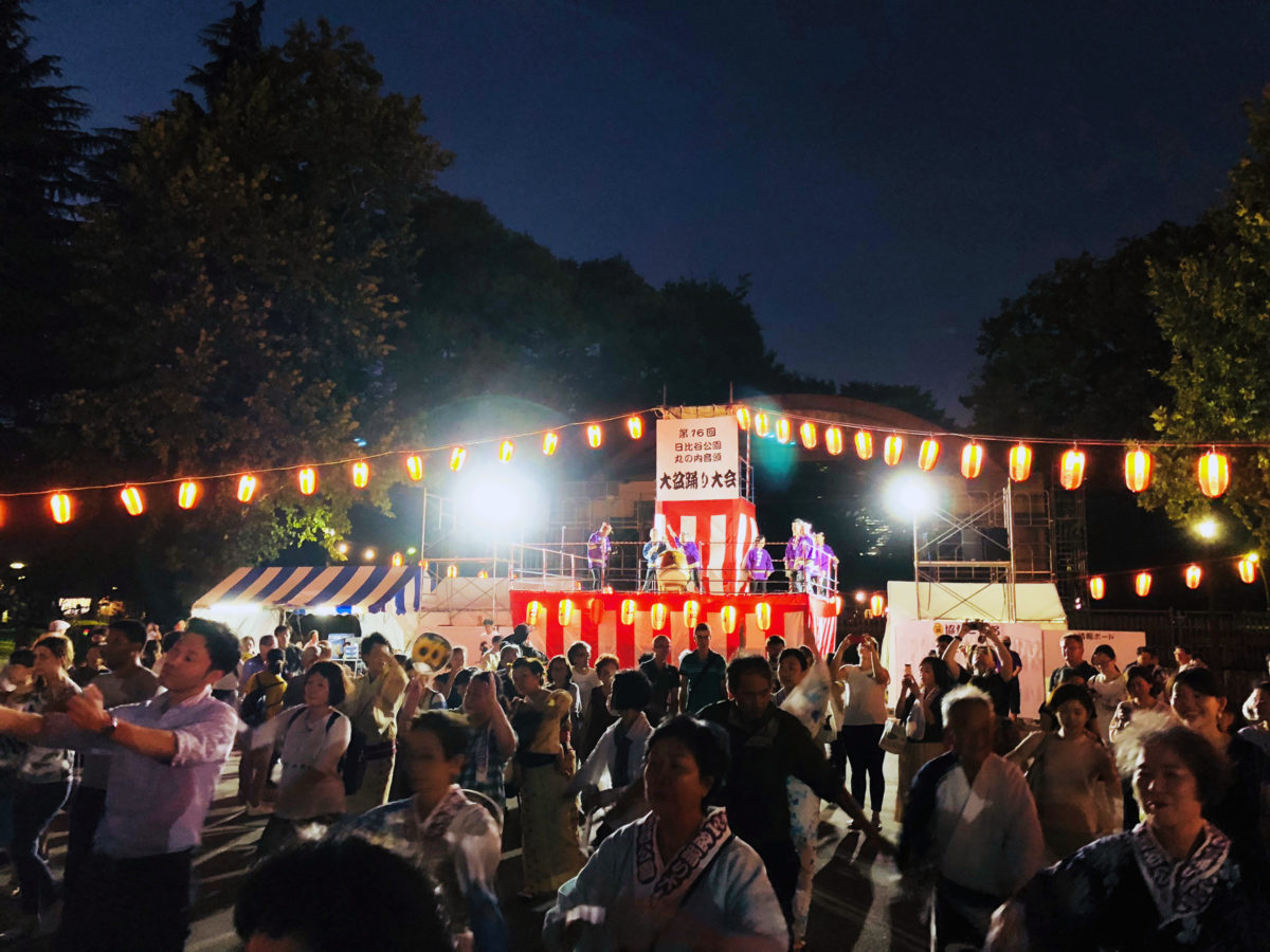 2023年東京・日比谷の大盆踊り大会は8月25日！初心者でも参加しやすい都心の盆踊り！