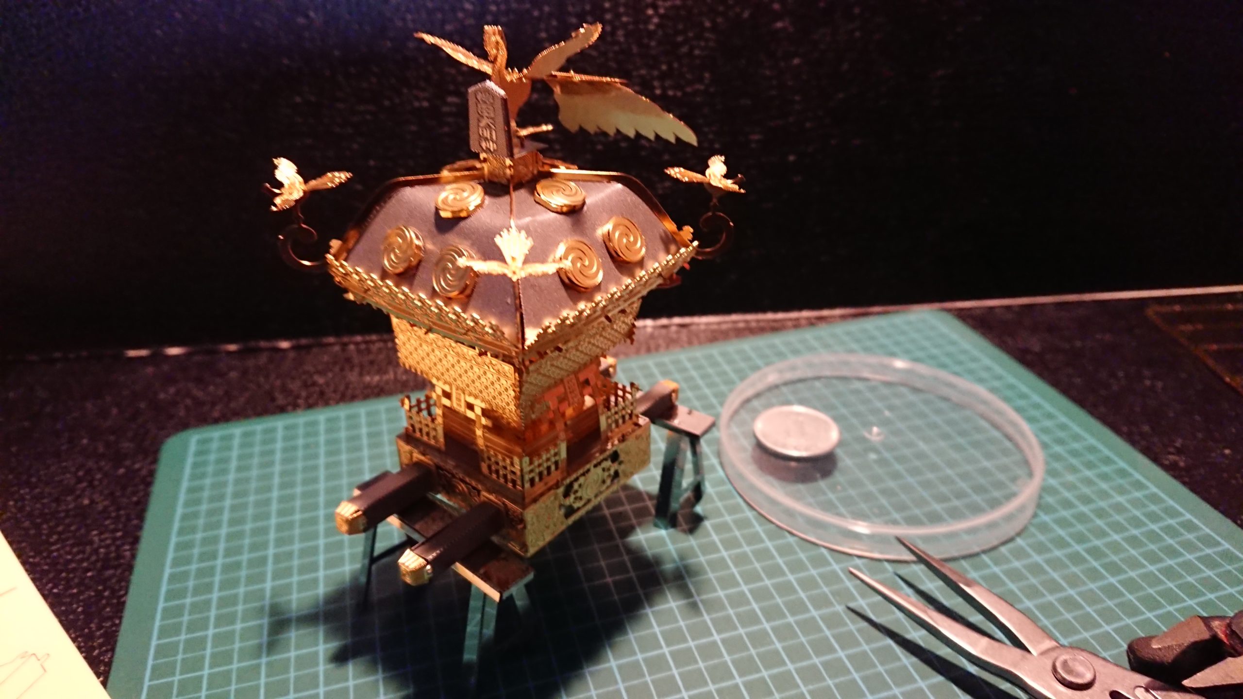 メタリックナノパズル「神田明神大神輿」作ってみた！超絶クオリティに驚愕