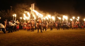 「観櫻火宴」日本一のたいまつ武者行列｜観光経済新聞