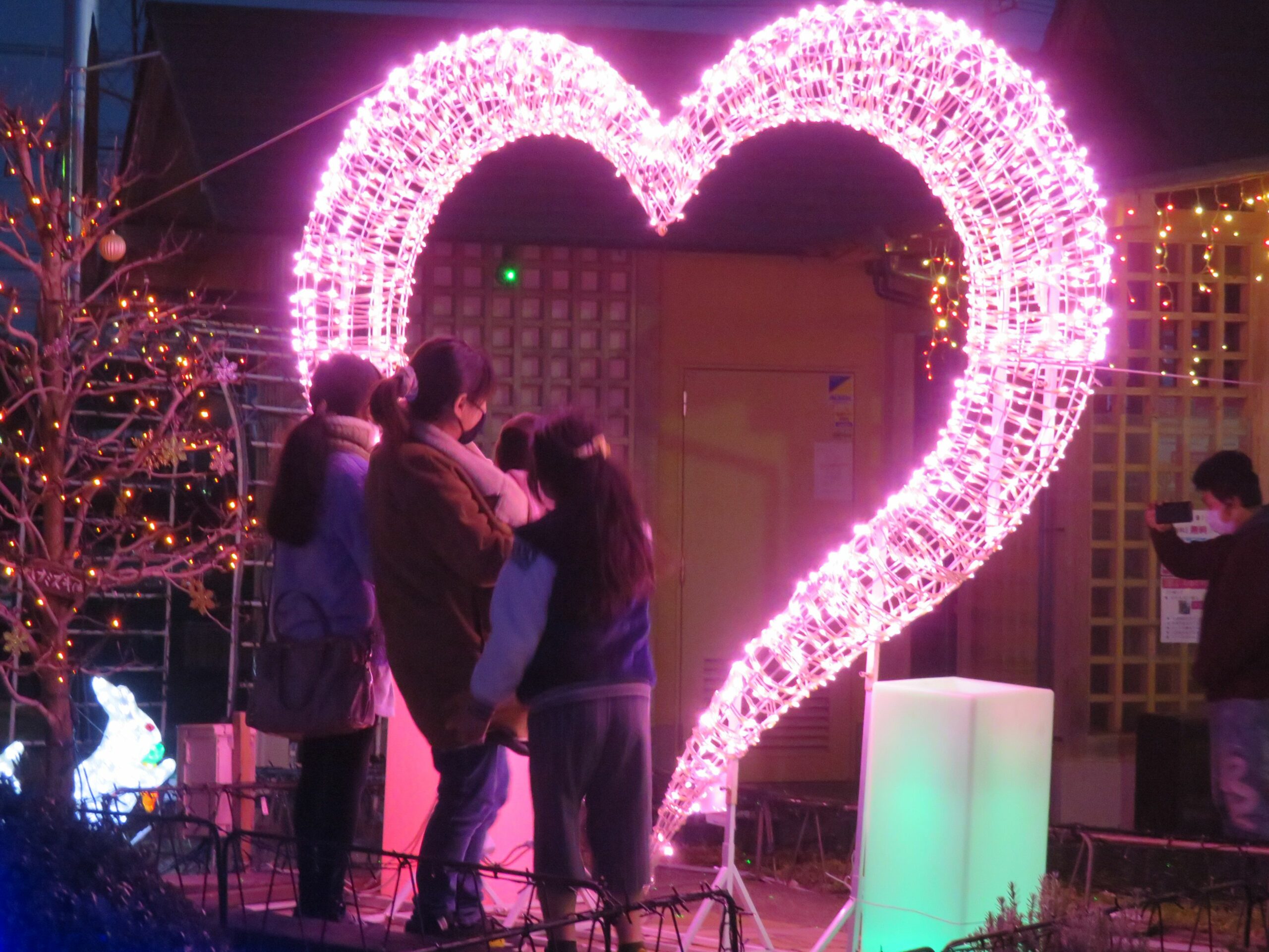 【どまんなかたぬまガーデンイルミネーション】日本列島の中心の温かな輝き