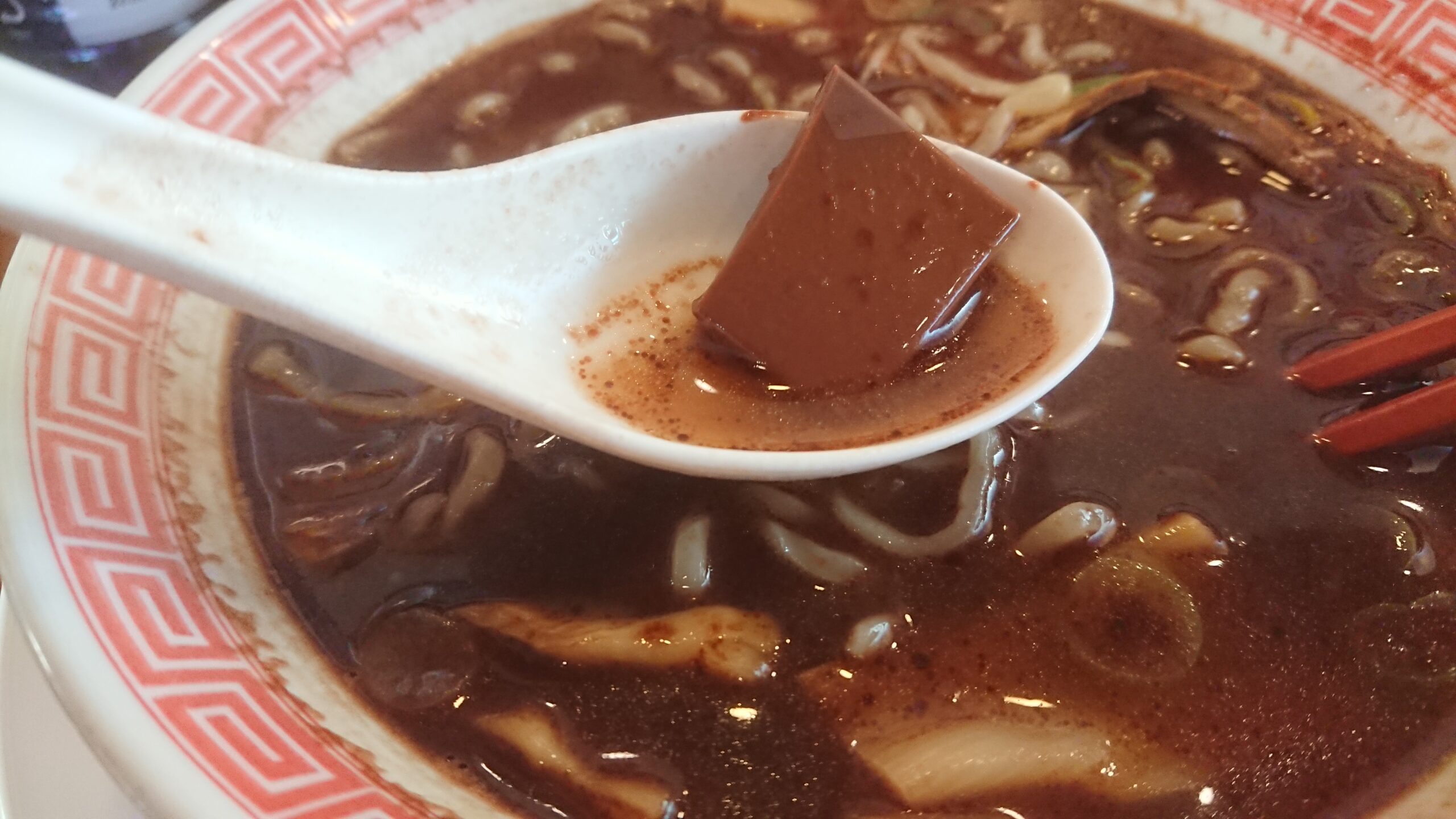 幸楽苑のチョコレートラーメンを食らう！チョコとラーメンの悪魔合体