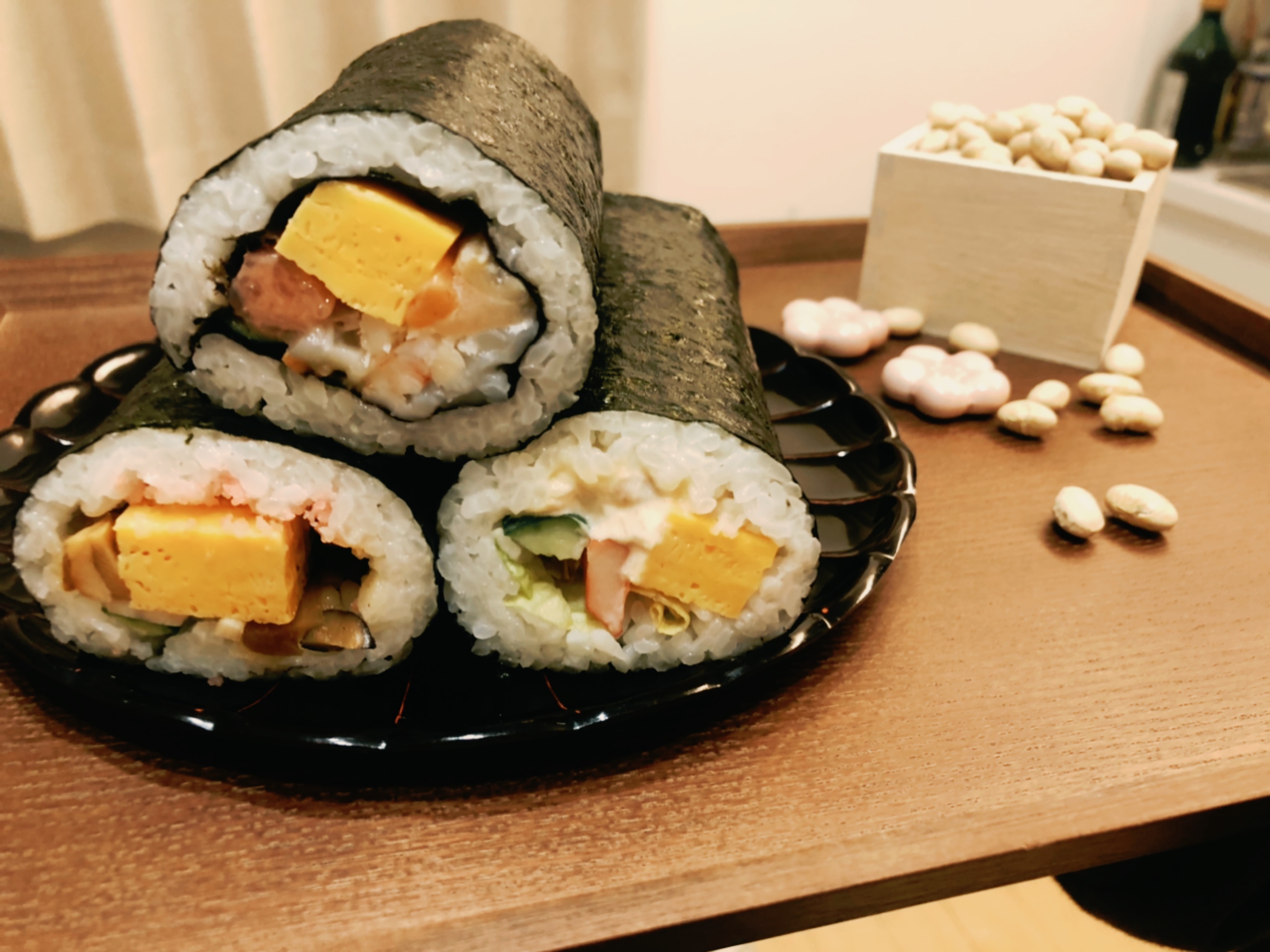 デイリーヤマザキで購入！恵方巻３種全部食べてみた【2021年節分】