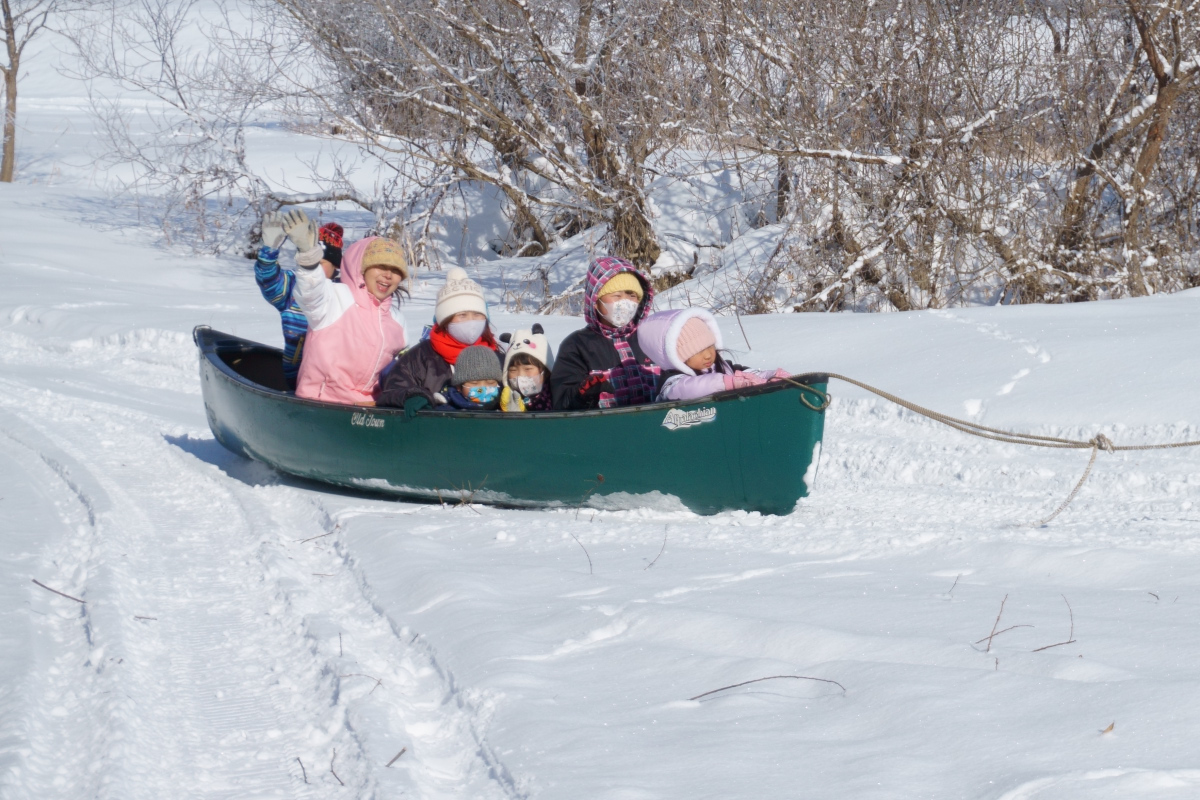 【親子の雪上体験】花巻の雪原を突っ走る爽快イベント！