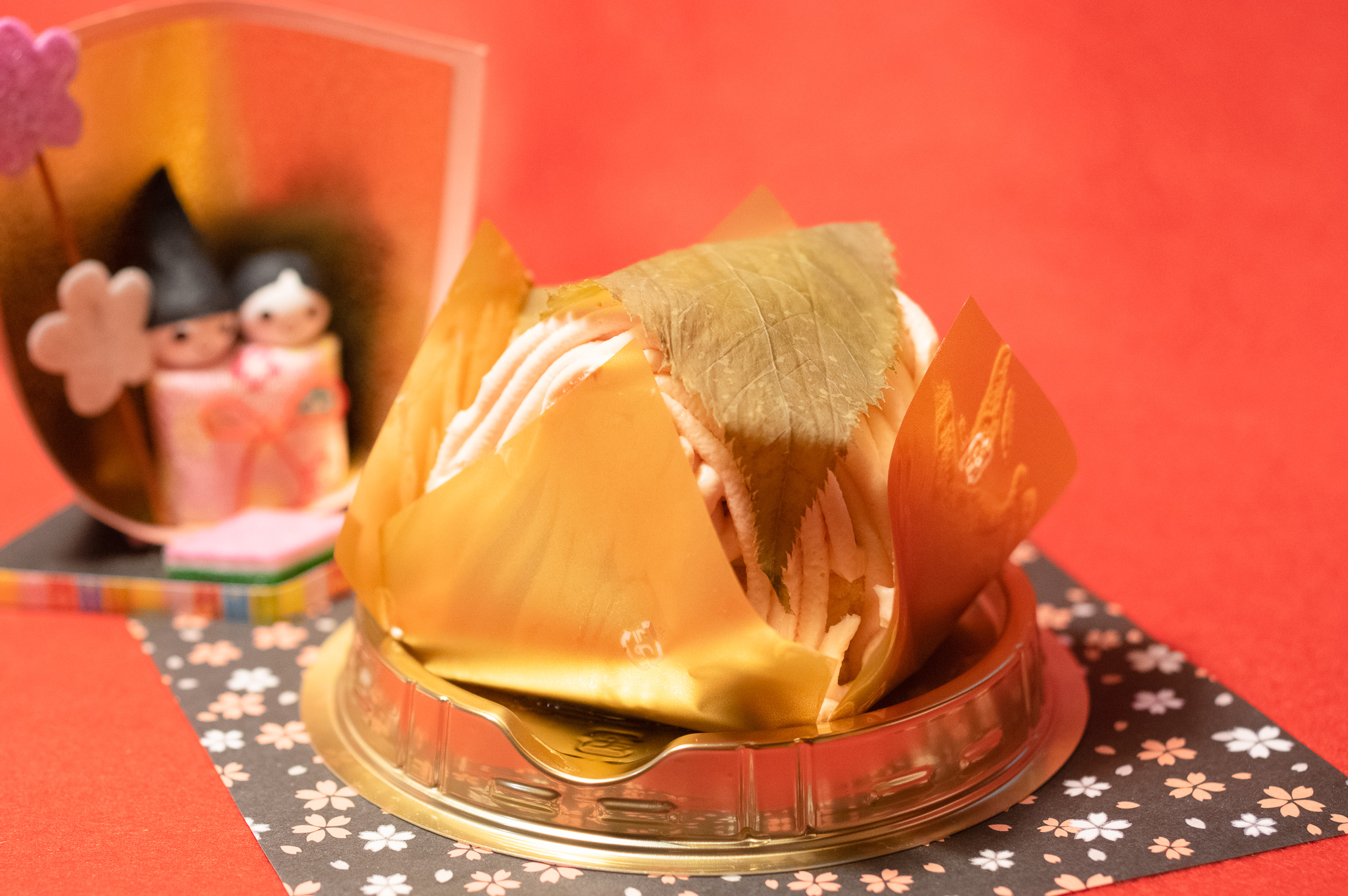 イオン『桜餅みたいなモンブラン』。予約なしでOKのひなスイーツを実食