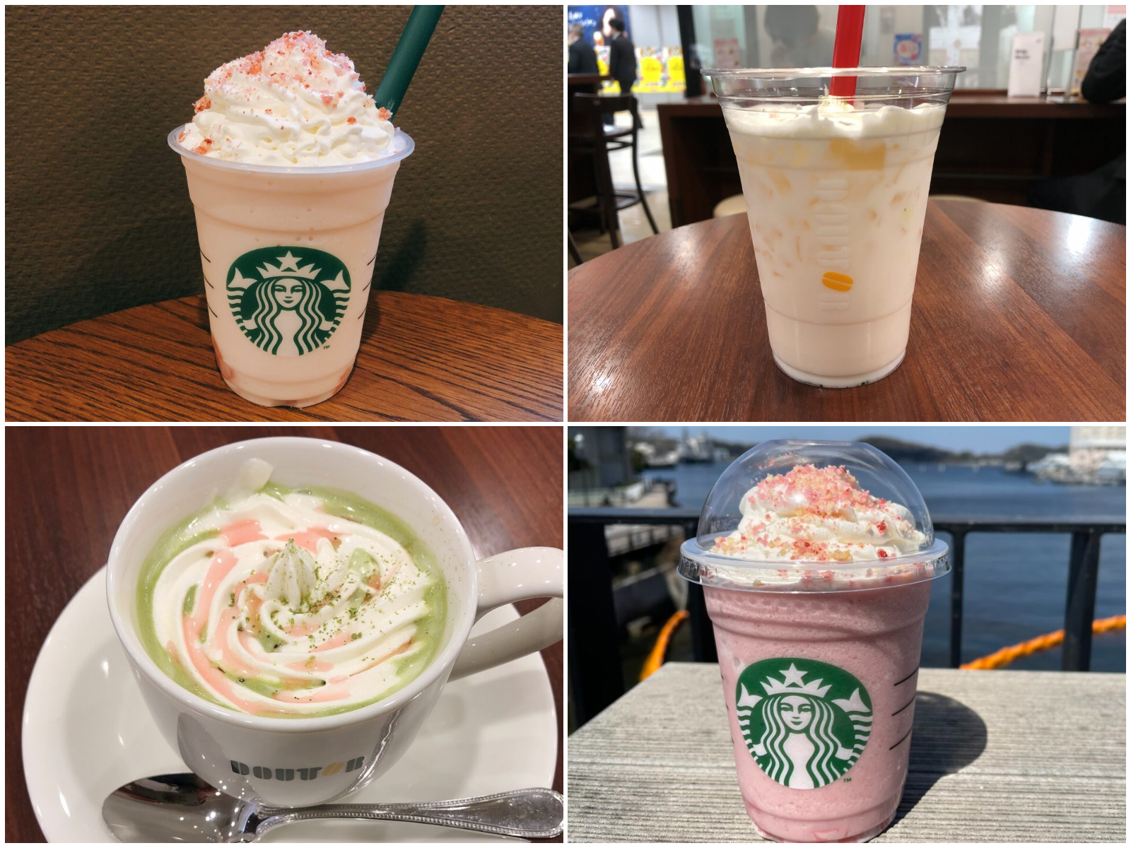 「スタバ」「ドトール」コーヒーチェーンの桜ドリンクは？実食レポまとめ