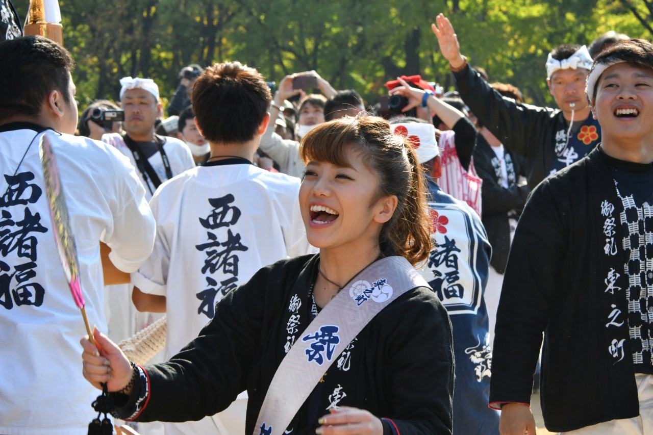 だんじり女子の笑顔76枚！だんじりギャル写真特集！