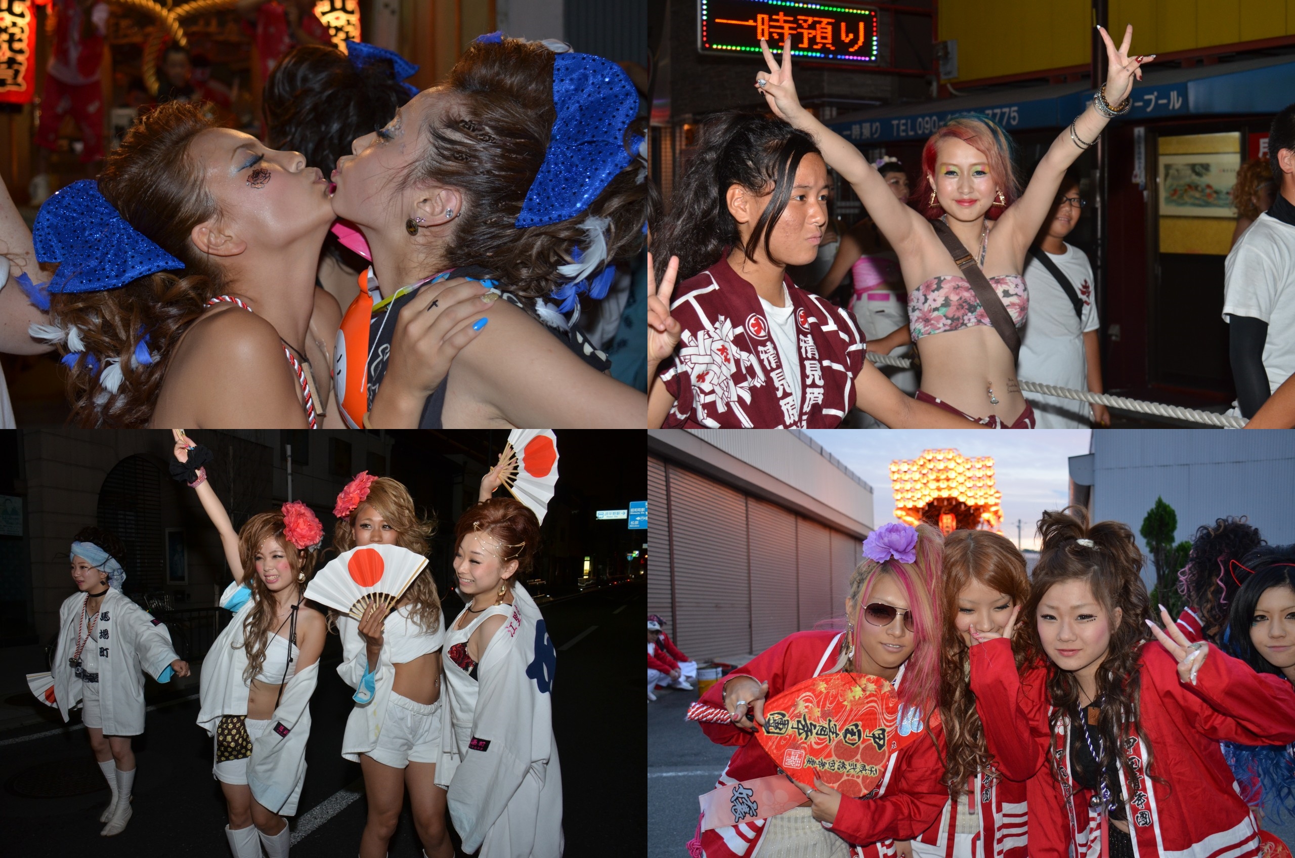 お祭り美女図鑑 暑さをぶっ飛ばせ！だんじりギャル総集編その1