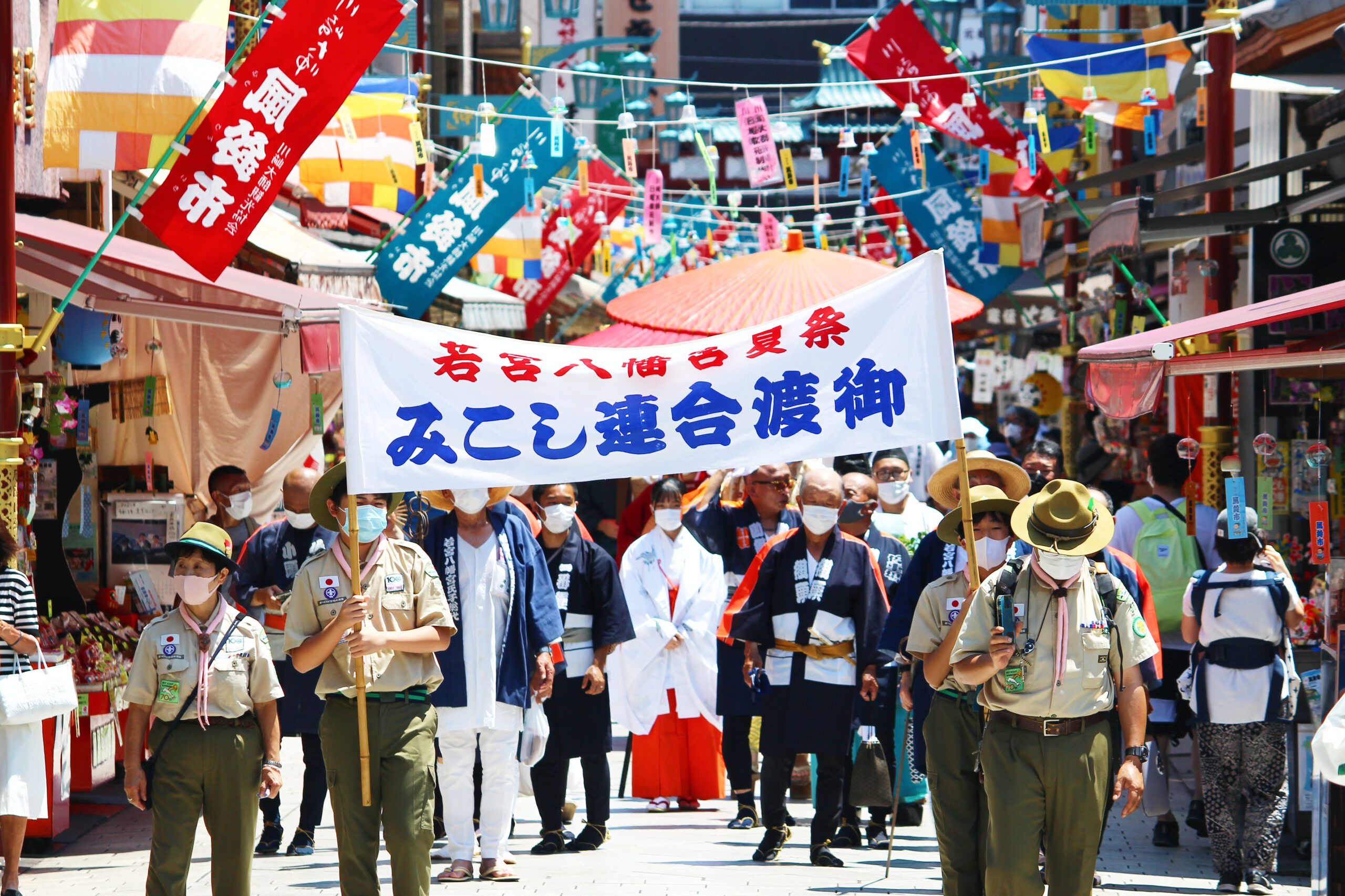 若宮八幡宮夏祭り2021！今年は唐櫃が川崎大師門前を巡行、限定御朱印も登場！