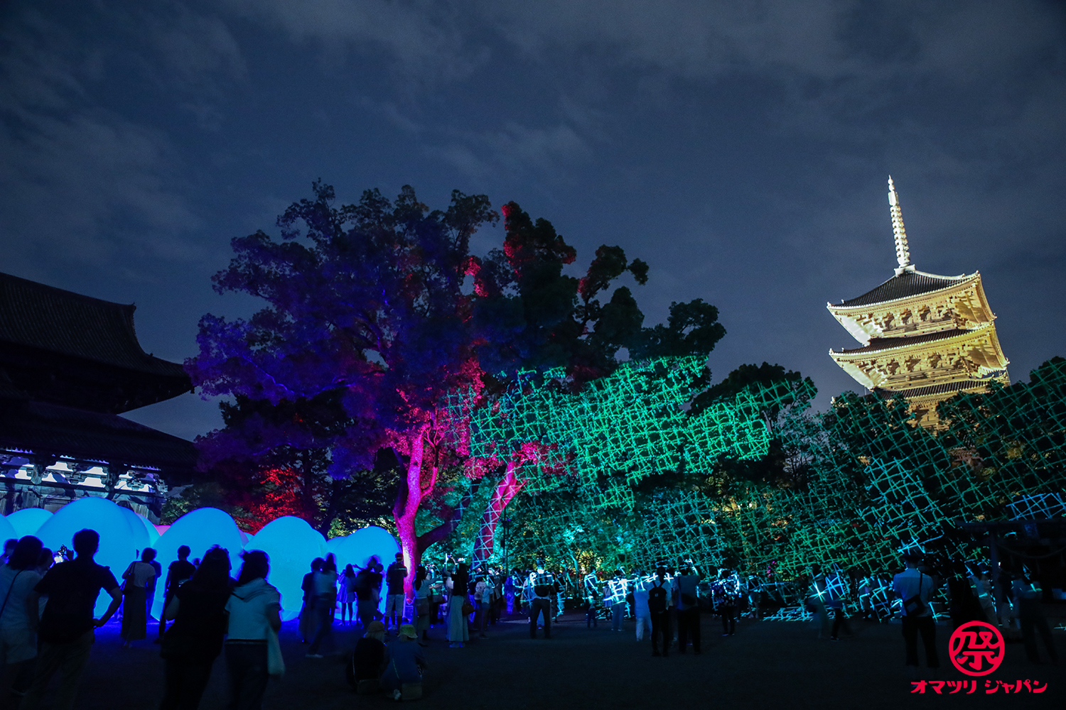 チームラボ 東寺 光の祭 - TOKIO インカラミに行ってみた