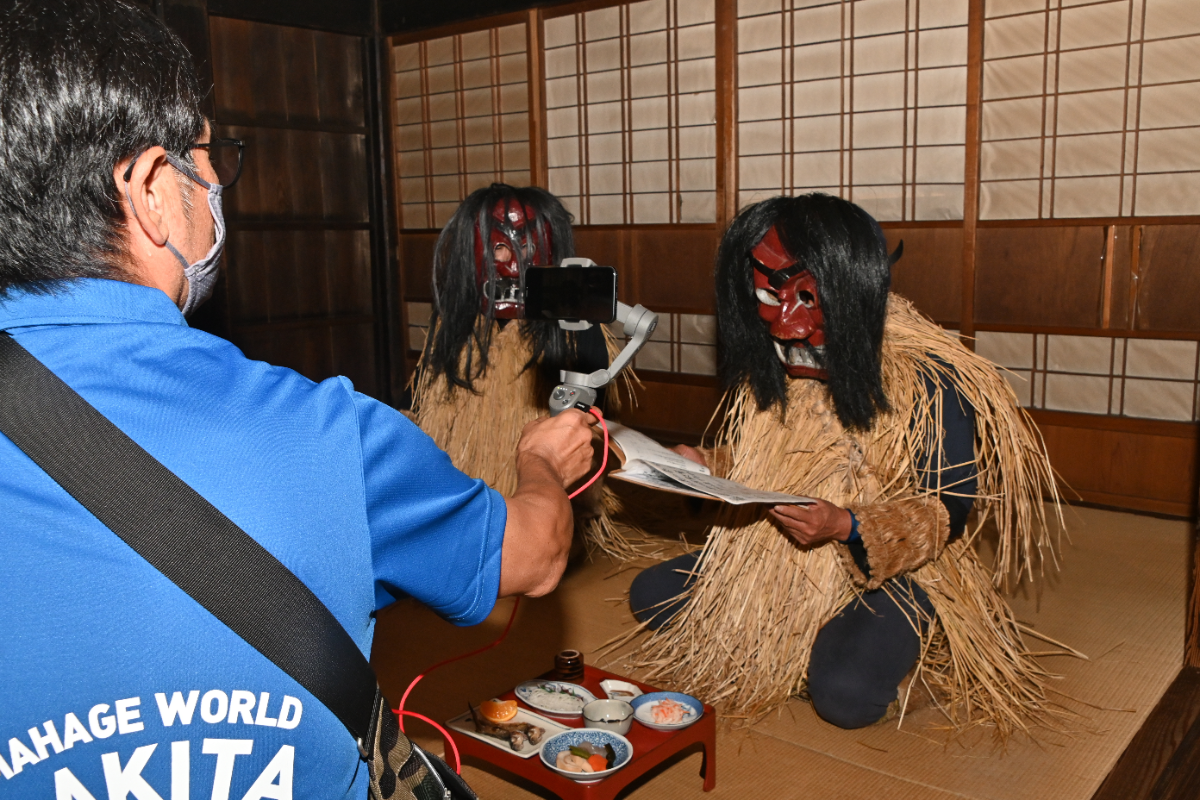 『祭り留学』第一弾　秋田県男鹿市「なまはげを知るオンラインツアー」を開催しました