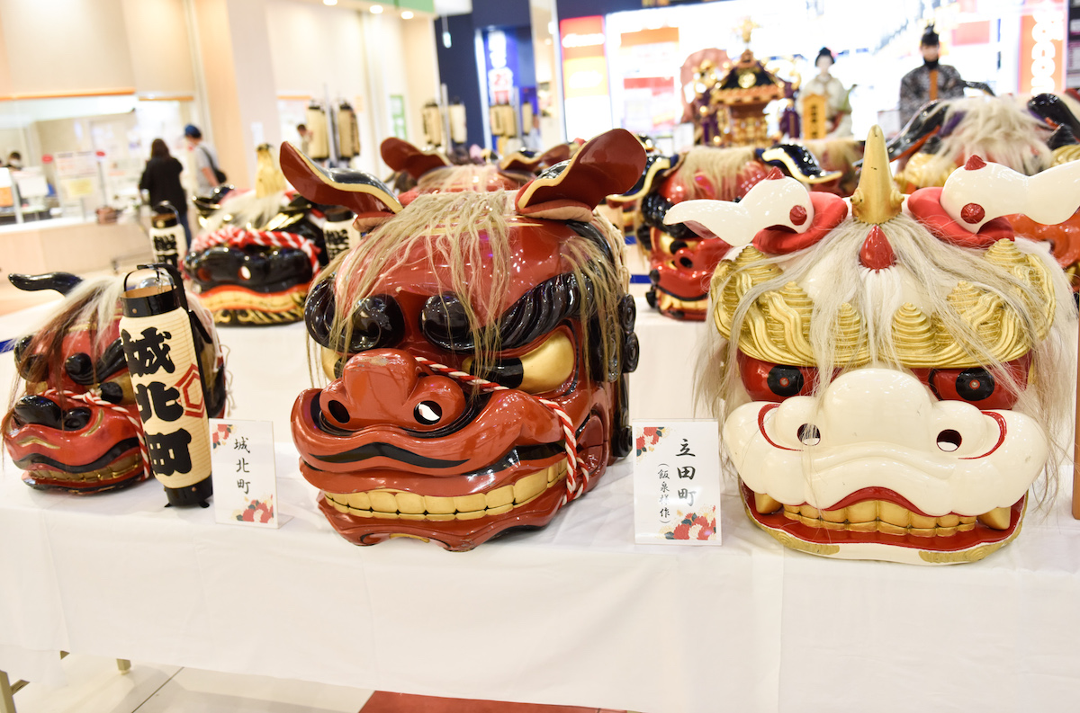 イオンモール土浦に獅子頭が勢ぞろい？地域の獅子舞文化を身近に学ぶ！
