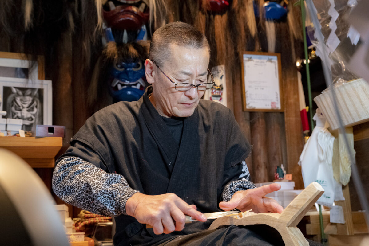 なまはげ面彫師・石川千秋さんのこれからとは？歴史や想い、変化について伺いました