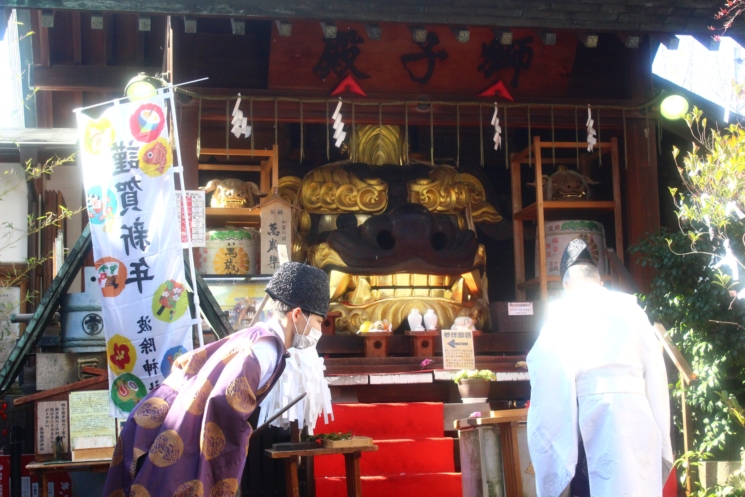波除神社七草神事2022速報！正月の節目（人日）に七草粥を食べ無病息災を願う