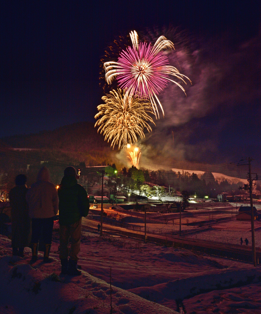【江刺南中学校 閉校記念花火 ［天に送るギフト ] ～母校の夜空に花火が咲く～】