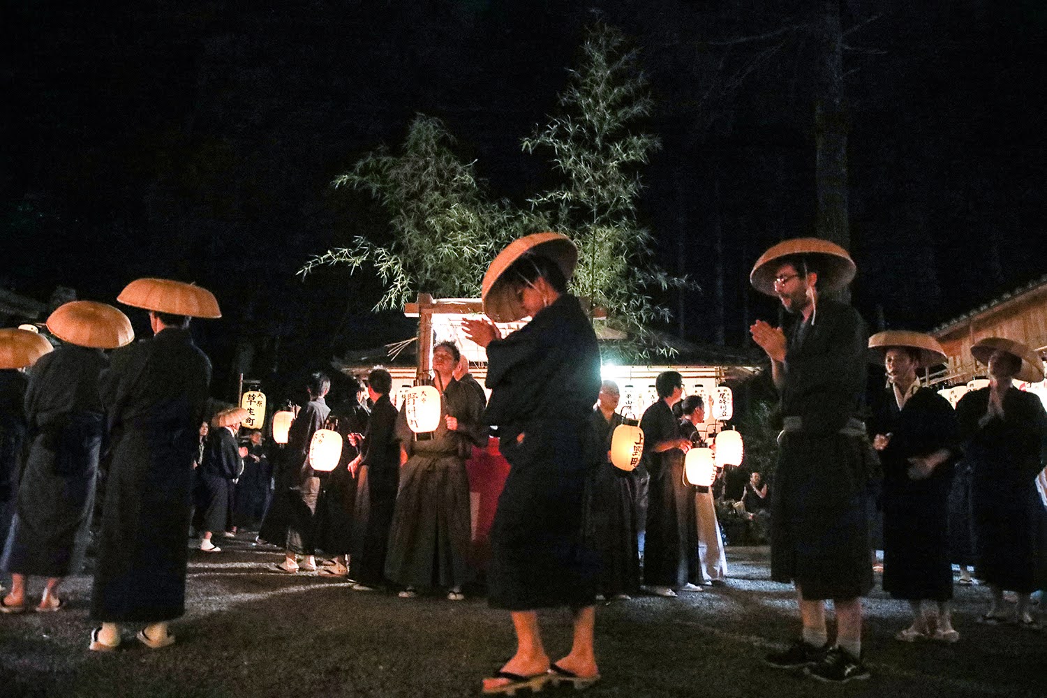 「大原八朔祭」笠に絆！声だけの道念音頭｜観光経済新聞