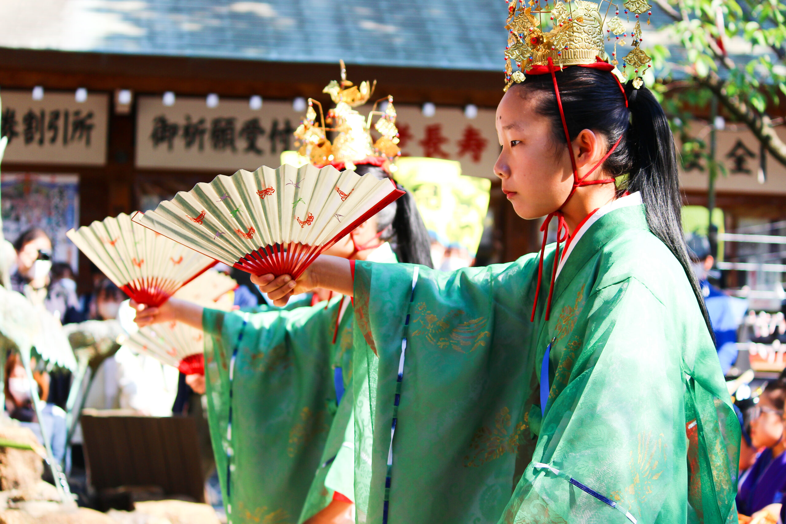 櫛田神社春季大祭を紹介！博多どんたくの成功を祈る。稚児舞の奉納も