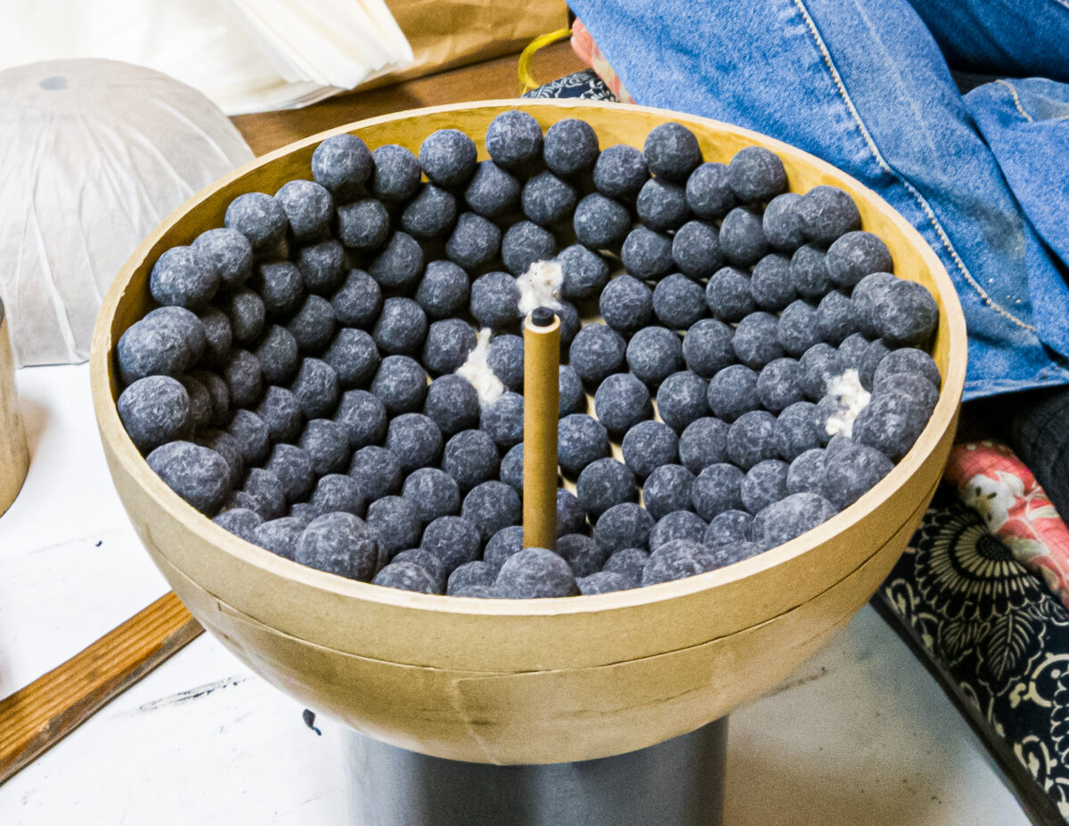 本物の打上花火の尺玉を作ってみた