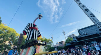 三重のからくり山車が面白い！60回目の還暦祭「大四日市まつり」で「大入道」山車を見よう！
