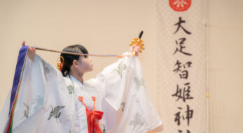 新居浜太鼓祭り「神事としての価値」を高める、大足智姫神社の巫女さんにインタビュー