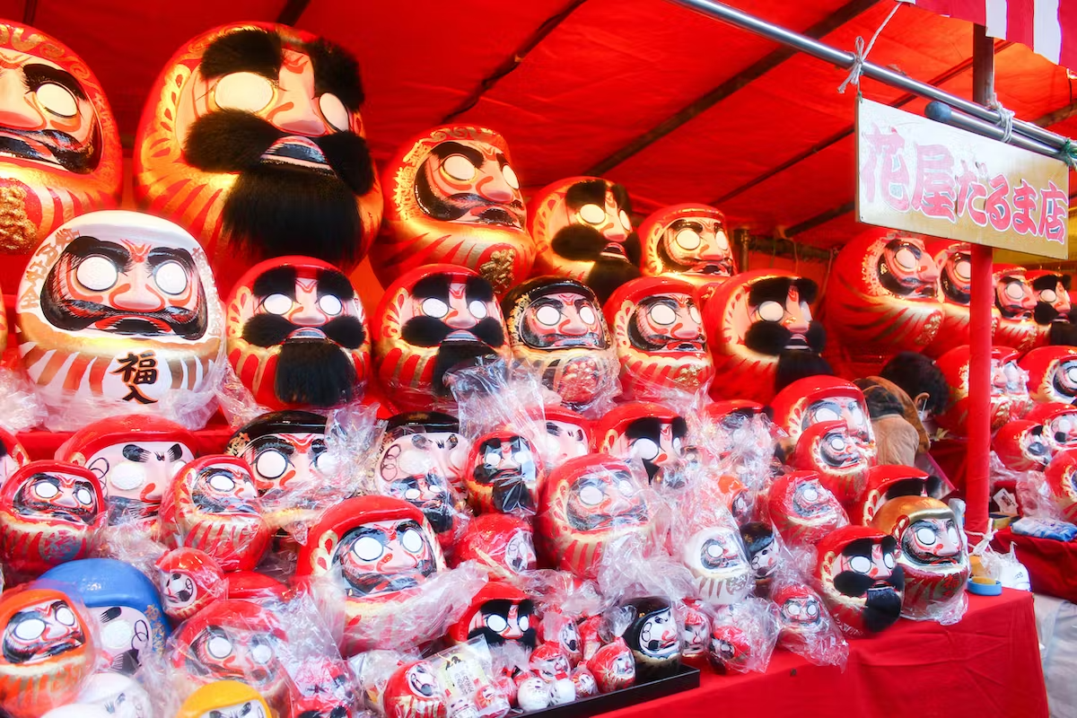日本三大だるま市とは？いつ開催？群馬・高崎と東京・深大寺、もう一つ