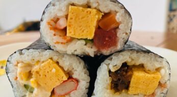 コンビニの恵方巻を食べてみた！お得なローソンの恵方巻セットの味は？実食レポ-2023年