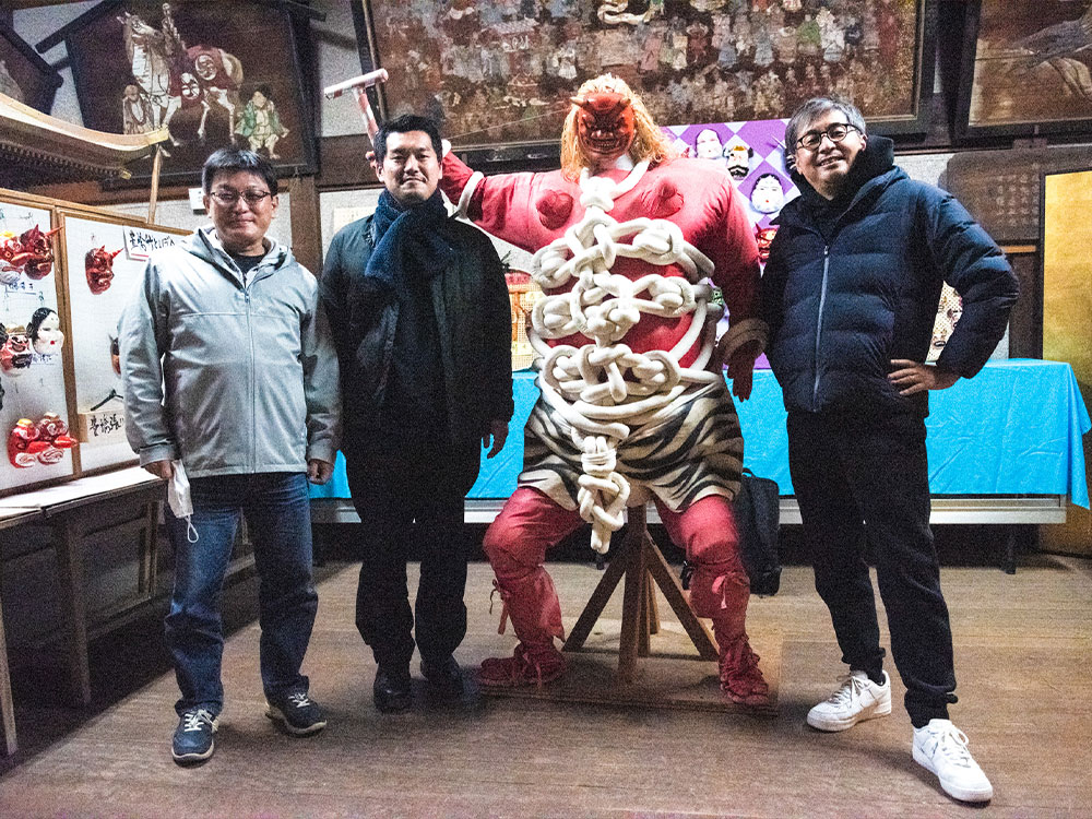 天狗や赤鬼の「門寄り」の経路を可視化するARアプリ「おにどこ」が目指す、新しい祭り継承の形とは