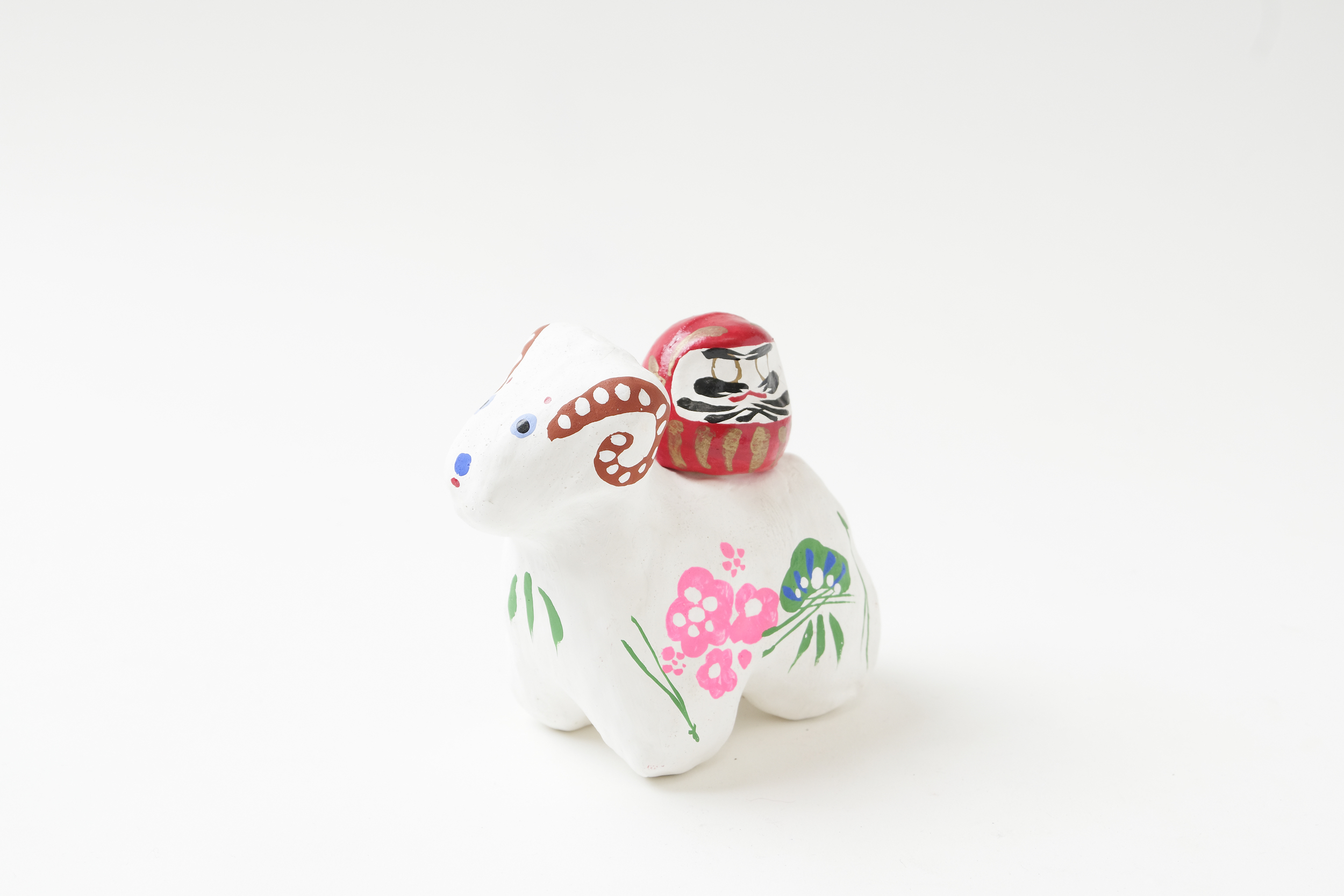 めでたい三昧なひつじさんを愛でたい！だるま乗せひつじ