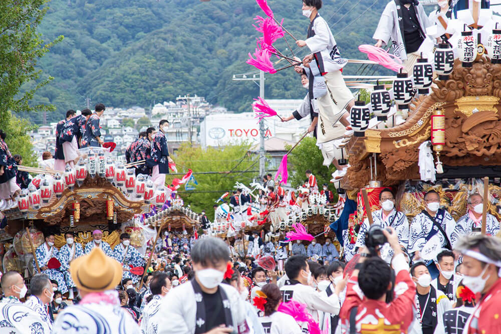 だんじり全32台が一堂に集結した「東灘区制70周年記念だんじり巡行」に密着