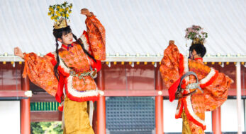 静岡浅間神社廿日会祭では稚児舞楽を見よう！山車、古式稚児行列の練り歩きも