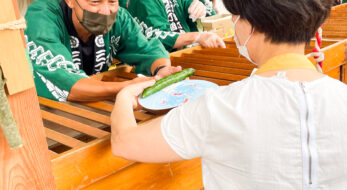 きうり天王祭が4年ぶり開催！主役はきゅうり？きゅうりの巨大オブジェも登場