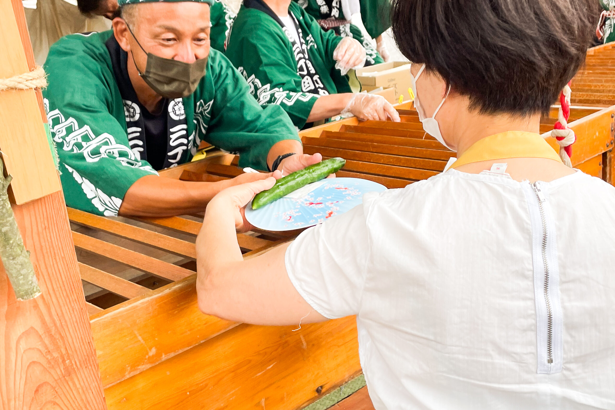 きうり天王祭が4年ぶり開催！主役はきゅうり？きゅうりの巨大オブジェも登場